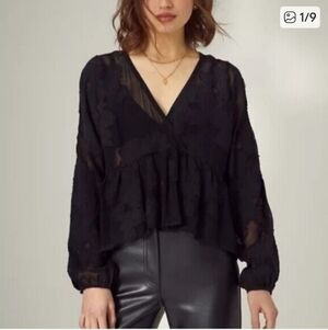 Wilfred Augustine Sheer Lace Blouse